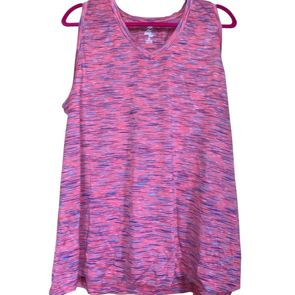 Energy Zone Pink and Blue Activewear Top